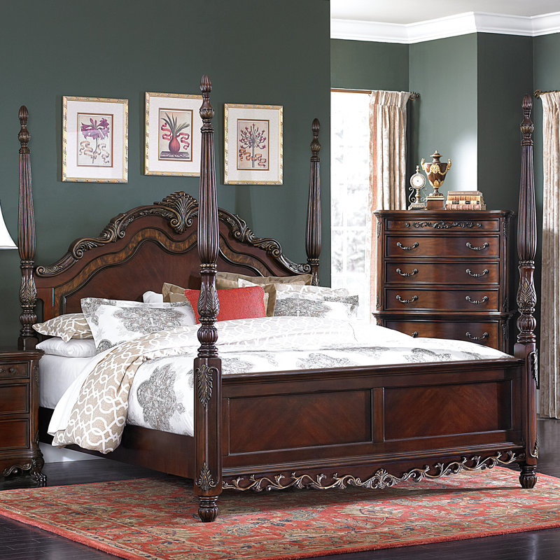Ceja Solid Wood Piece Bedroom Set