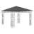Caringorm Gazebo With Mosquito Net&LED String Lights 3X3x2.73-63857186