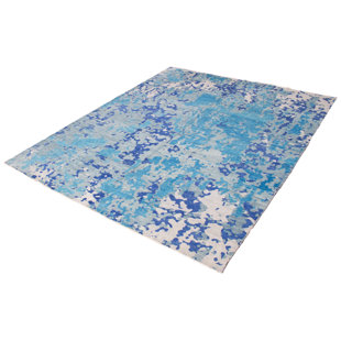 Tapis turquoise Mystique 12 po 2 po x 15 po 1 po