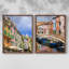 Cinque Terre - reproduction encadrée de qualité supérieure - prête à être accrochée - aucun clou requis - aucun clou requis-419419990-419419995