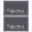 Tapis de séchage pour comptoir Coffee Station (ensemble de 2)-118089989