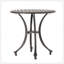 Table d'appoint d'extérieur en fonte d'aluminium 19 po