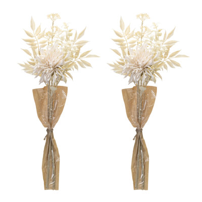 Bouquet de chrysanthèmes blanchis