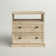 Cydny Classic Open-Top 2-Drawer Nightstand