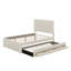 Lit plateforme tapissier avec lit gigogne et 3 tiroirs-324329374