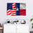 Borges US And Texas Flag-107719289