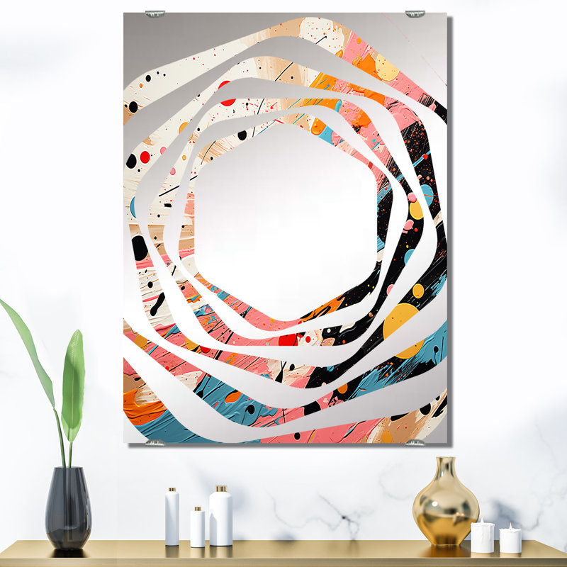 Bartucca - Miroir mural Pop Art MIR135795, 40 po x 30 po