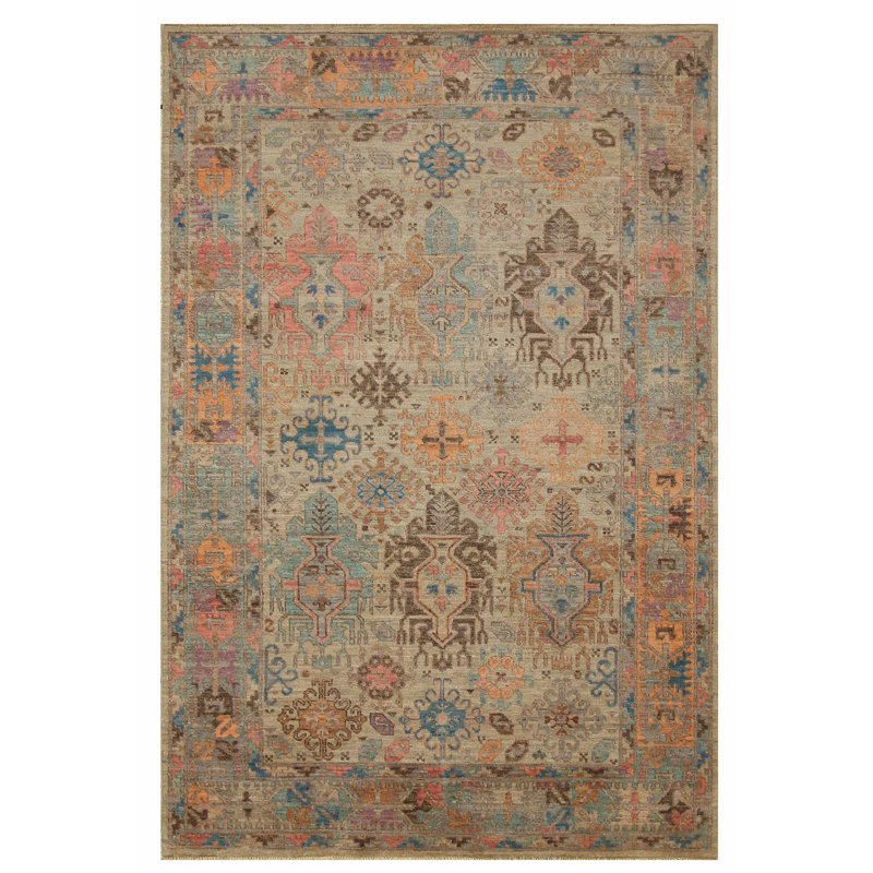 One-of-a-Kind 3'10" X 5'10" Hand Knotted Area Rug