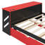 Lit de jour en bois pleine grandeur avec lit gigogne simple, bureau et port USB - Conception multifonctionnelle peu encombrante-724265178
