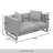 LOVESEAT IN BLACK VELVET-1938773128
