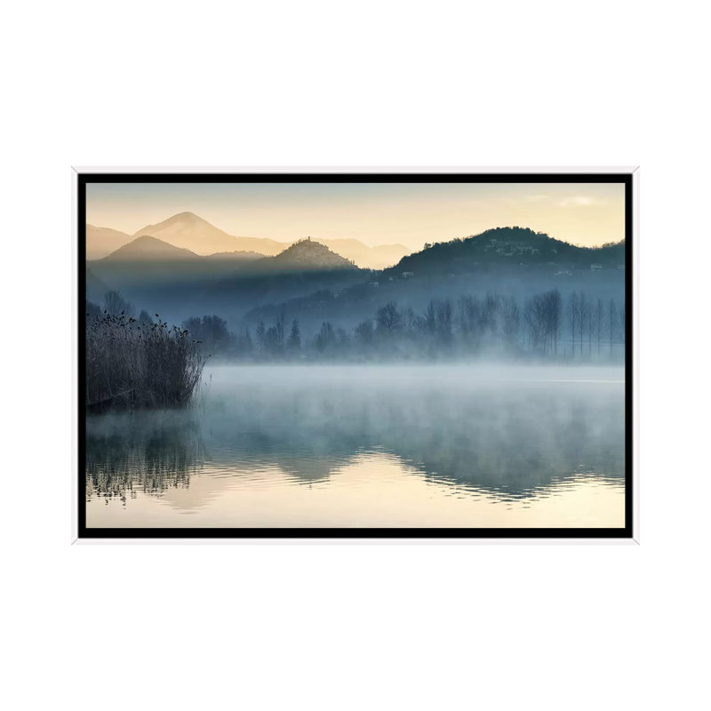 «Quiet Morning» par Jon Arnold - reproduction d'art, H 18 po x l 26 po x P 1,5 po, Toile blanche encadrée, Pas de tapis