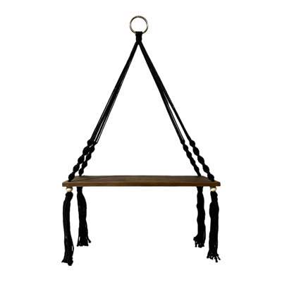 Tassel Flower Pot Shelf Pomicia Style Hand Woven Clean Homestay Living Room Wall Pendant Decoration