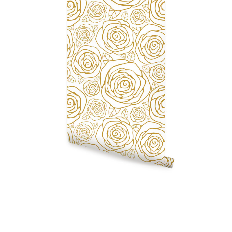 Harukazu 18' L x 24" W Peel and Stick Wallpaper Roll