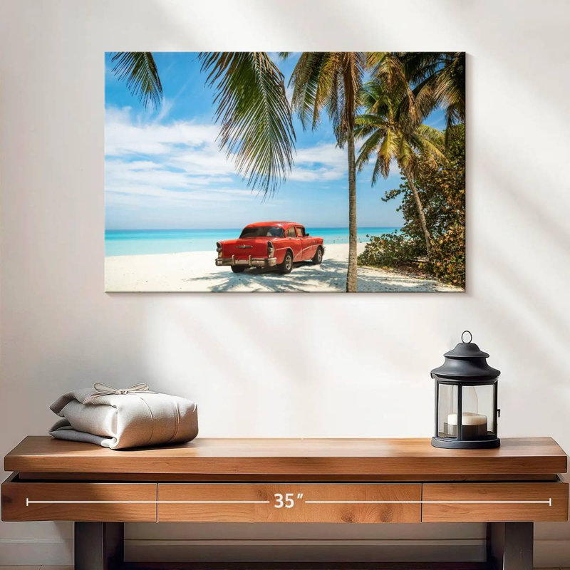 Voiture rétro Mehar Varadero Beach, H 16 po x l 24 po