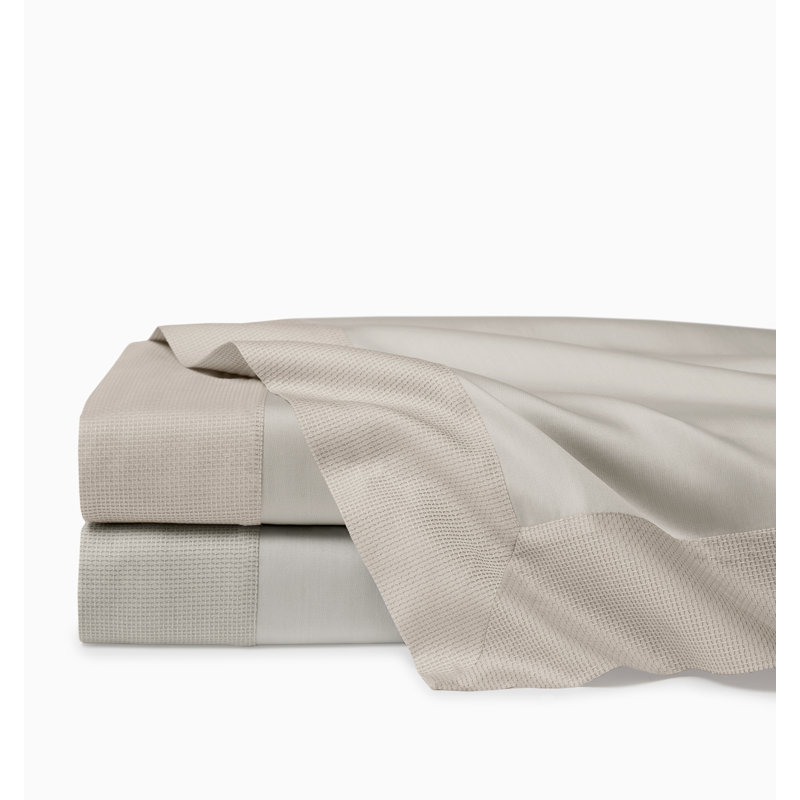 Carlotta Flat Sheet, Queen Flat Sheet, Taupe