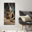 Ancienne impression sur toile Bouddha en pierre-707382223