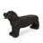 MDOG BENCH, Outdoor Bench, Matte Black + Black, No Assembly Required-1870715327