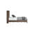 Brown Full Bookcase Bed
