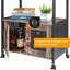 Armoire de bar à café, chariot de cuisine à 3 niveaux avec ...
