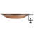 Fiffia Copper Single Tier Birdbath