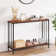 Console Table - Glass Shelf, Metal Frame
