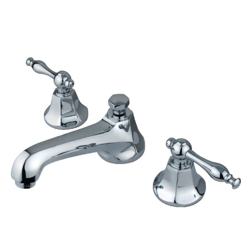 Metropolitan Widespread Bathroom Faucet with Drain Assembly, Polished Chrome