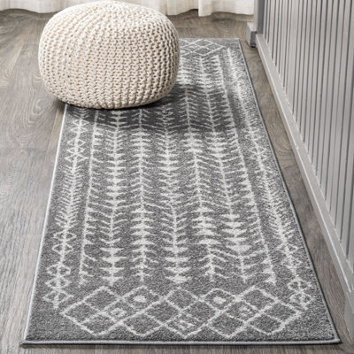 Tapis gris / crème Ziri