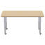 Table rectangulaire d'activité rectangulaire avec pieds réglables-49447495-99105923-99105924