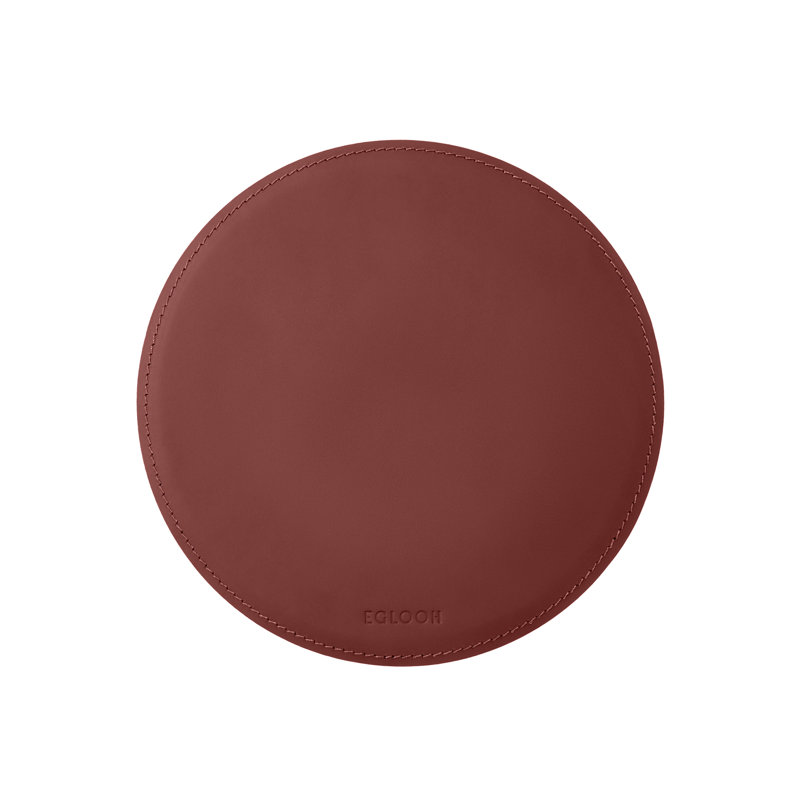 Leather Desk Pad, Burgundy Red