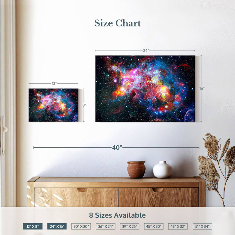 Oberle Nebula Clouds, 16" H x 24" W