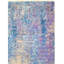 Abstract Area Rug in Violet/Blue