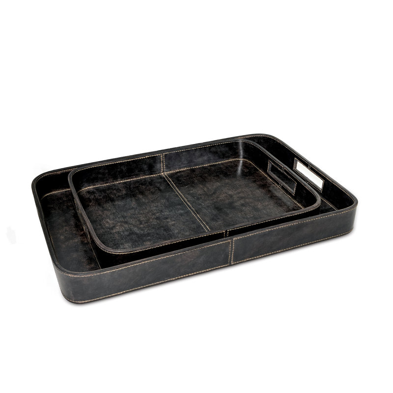 Derby Decorative Tray, Black