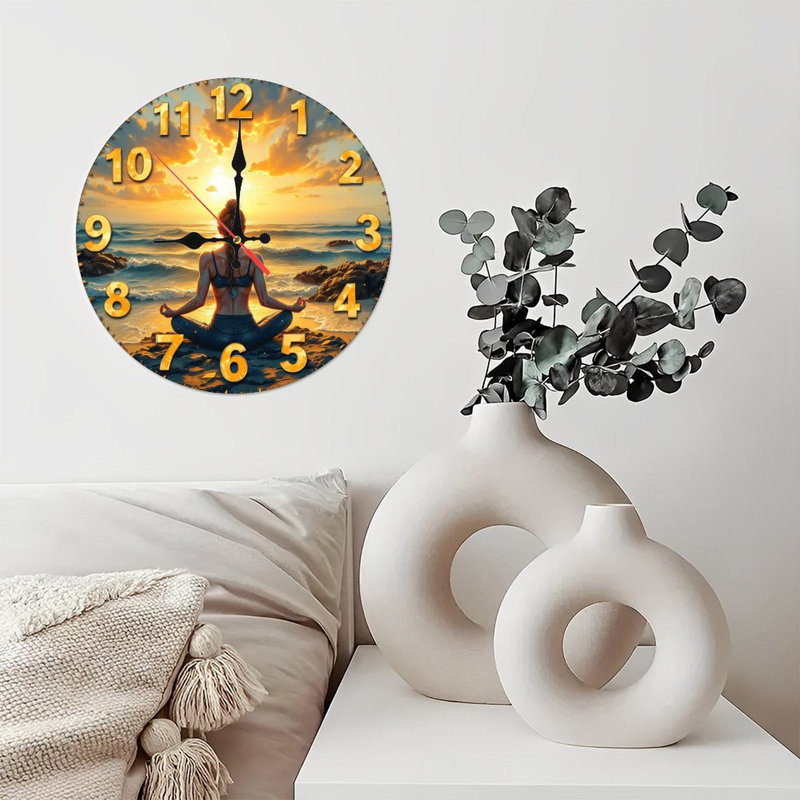 Horloge murale plage