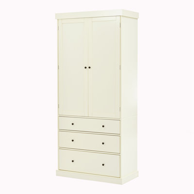 Armoire de rangement avec 3 tablettes réglables