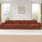 Oversized Tufted Velvet Modular Sofa-2955111
