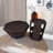 Octagonal Log Color  Rubber Wood Set Of Two Coffee Table, Coffee Table, Living Room Bedroom(Set Of Two Pieces)-886652435