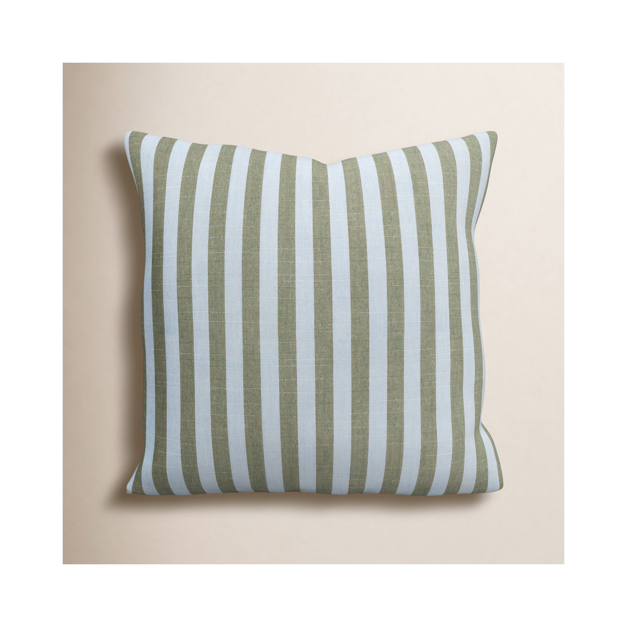 Lani Sunbrella Outdoor/Indoor Throw Pillow, Sail Away Aloe, Square 20"
