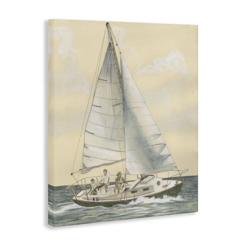 «Family Sailing Trip» par Michael Willett, H 30 po x l 24 po
