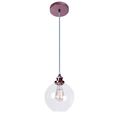 Luminaire sphère suspendu 1 lumières simple Donalson