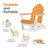 Rakesh HDPE Folding Adirondack Chair-2092843315