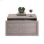 Table basse, finition gris moyen