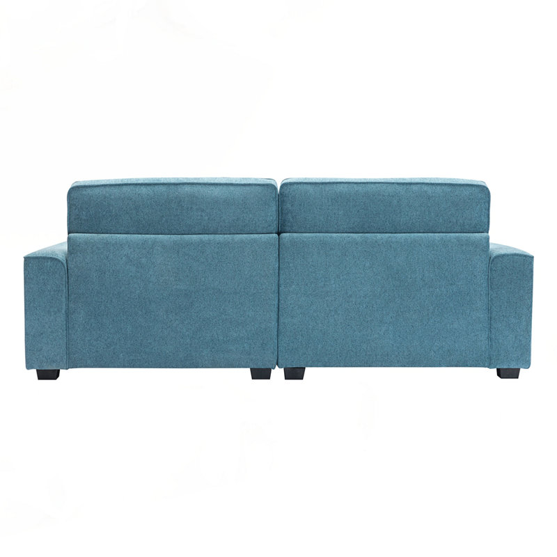 Canapé moderne en tissu avec coussins moelleux