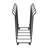 Sarjaha Metal Free Standing Magazine Rack