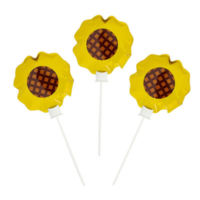 Ballons auto-gonflants en tournesol Mylar Dyana