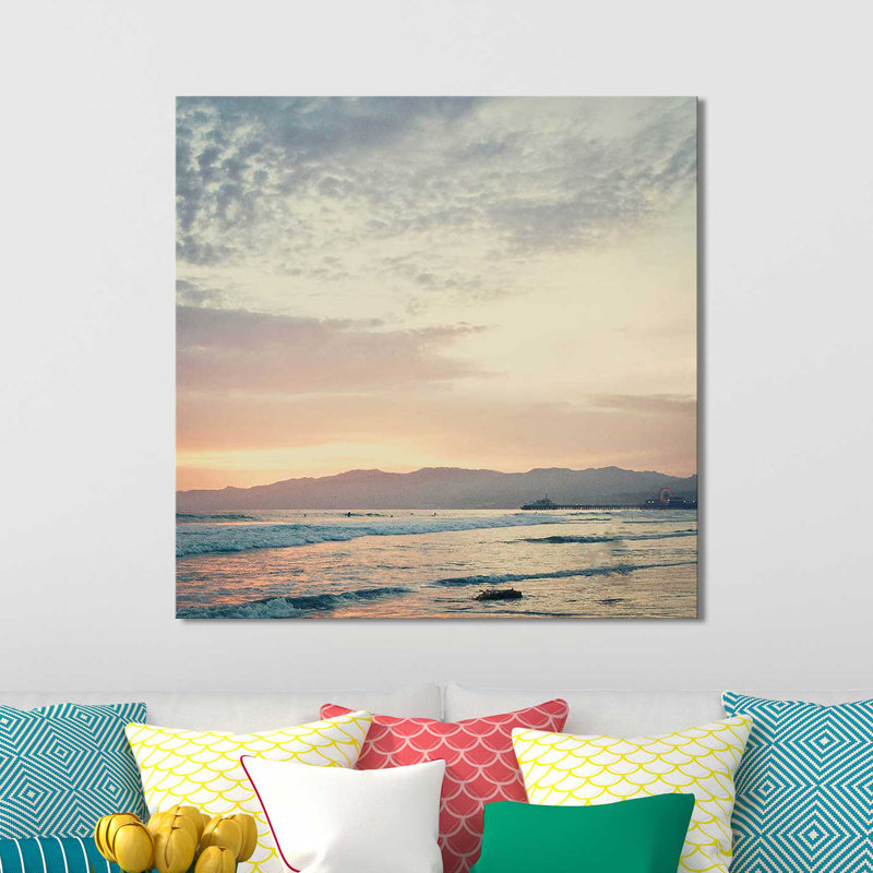 « on the coast », reproduction de photo sur toile, H 24 po x l 24 po x P 1 po