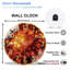 Horloge murale 12 po Glowing Amber