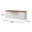 Foote Unfinished Entertainment Centre for TVs up to 55"