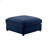 Blue Upholstered Storage Ottoman-1578167307