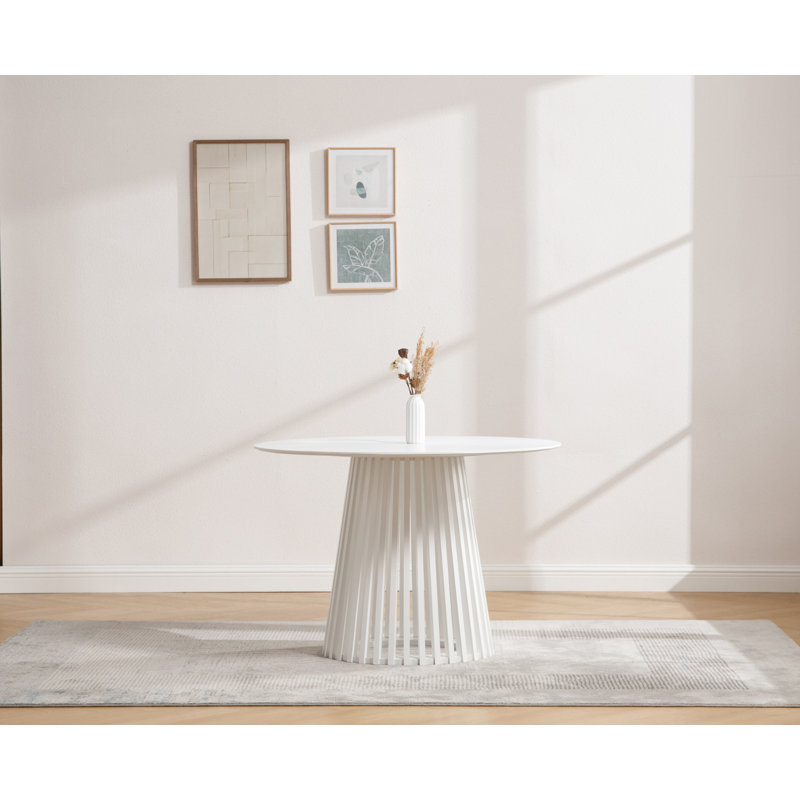 Table de salle à manger K,25 po, Blanc