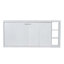 Lit simple escamotable simple avec compartiments de rangement intégrés pour bibliothèque, blanc-1817454494-1817454496